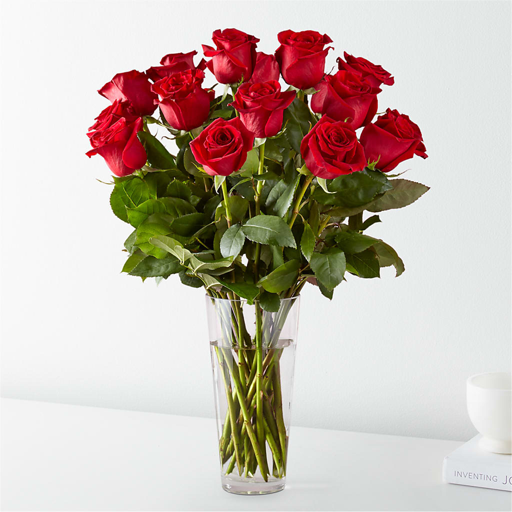 Long Stem Red Rose Bouquet – All Of The Good Flowers, Jackson NJ