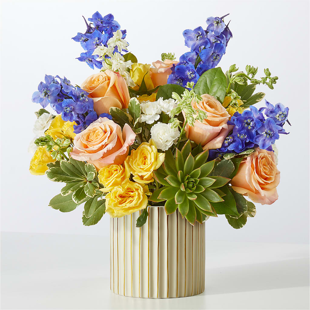 Cobalt Reverie Bouquet – All Of The Good Flowers, Jackson NJ