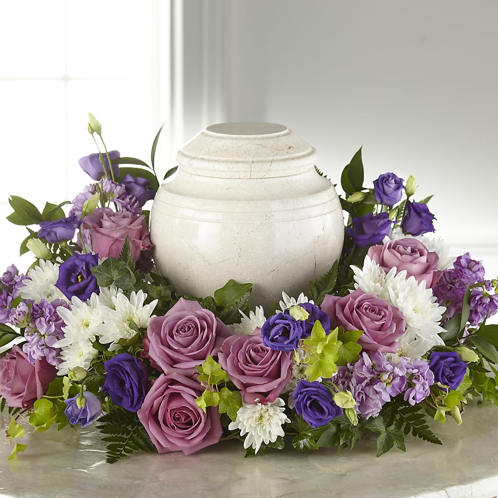 Blooming Sympathy Cremation Adornment – All Of The Good Flowers, Jackson NJ