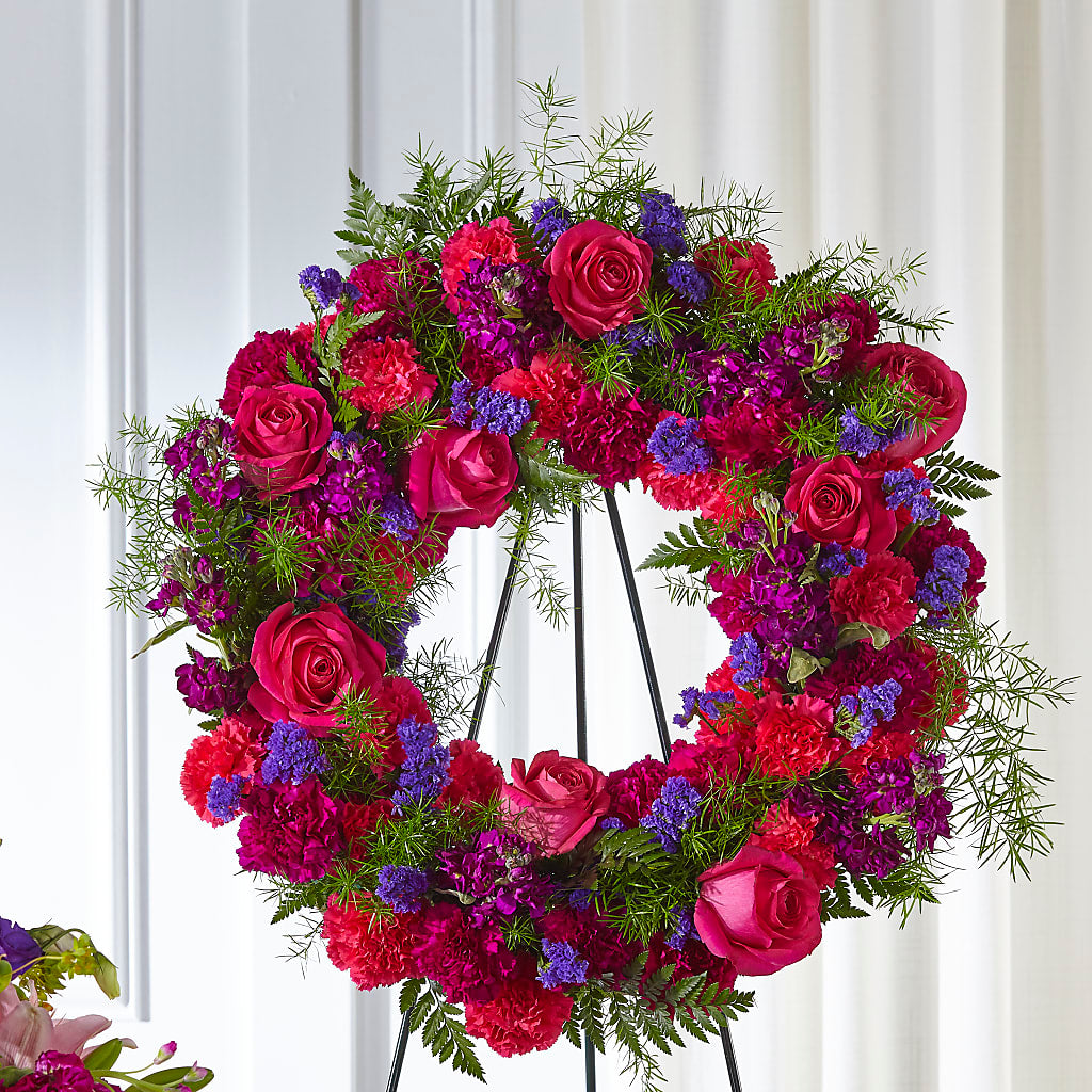 Calming Colors Wreath – All Of The Good Flowers, Jackson NJ