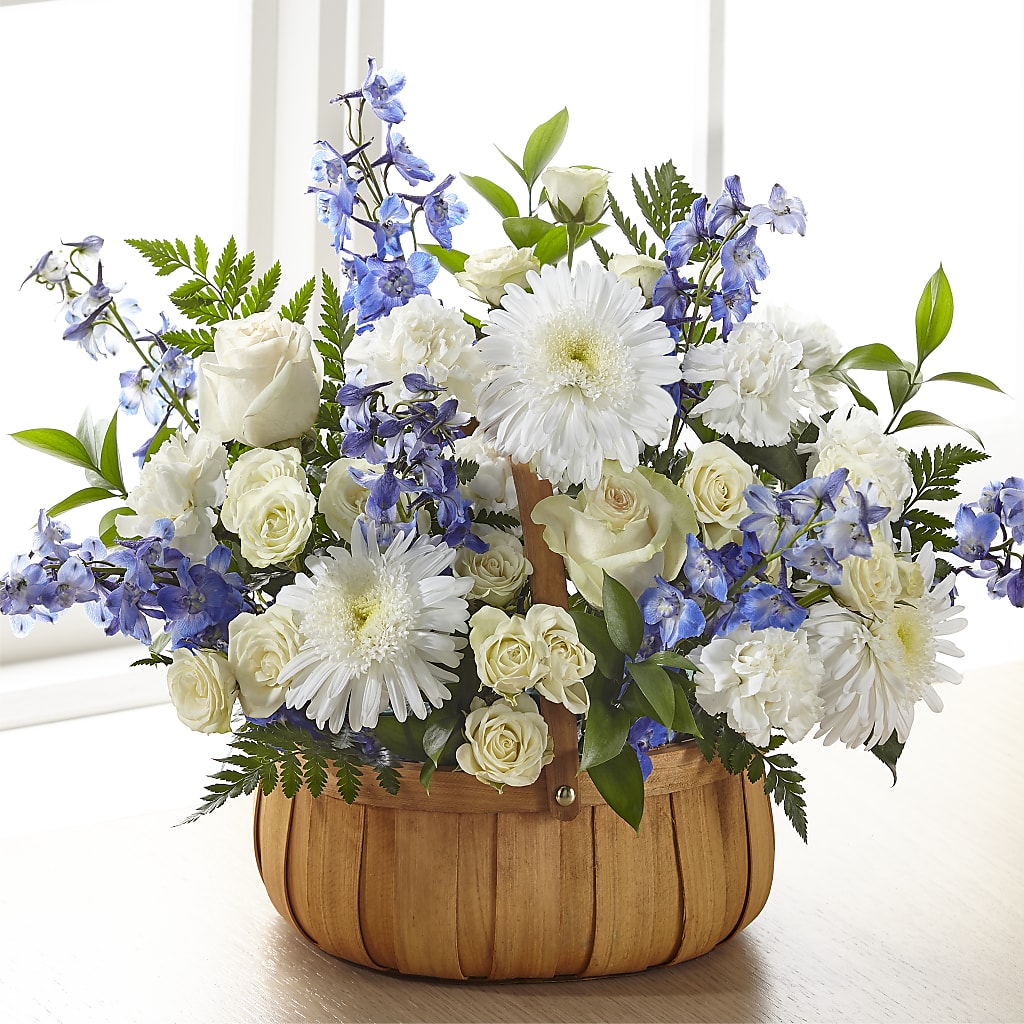 Harmony & Grace Basket – All Of The Good Flowers, Jackson NJ