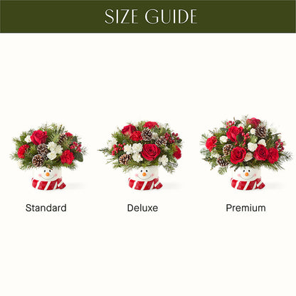 Jolly Snowman Bouquet –  All Of The Good Flowers, Jackson NJ