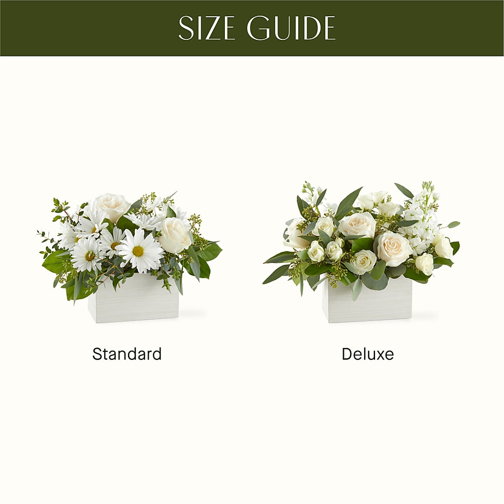 Fresh Linen Box Bouquet –  All Of The Good Flowers, Jackson NJ