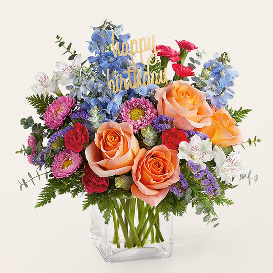 Birthday Bash Bouquet –  All Of The Good Flowers, Jackson NJ
