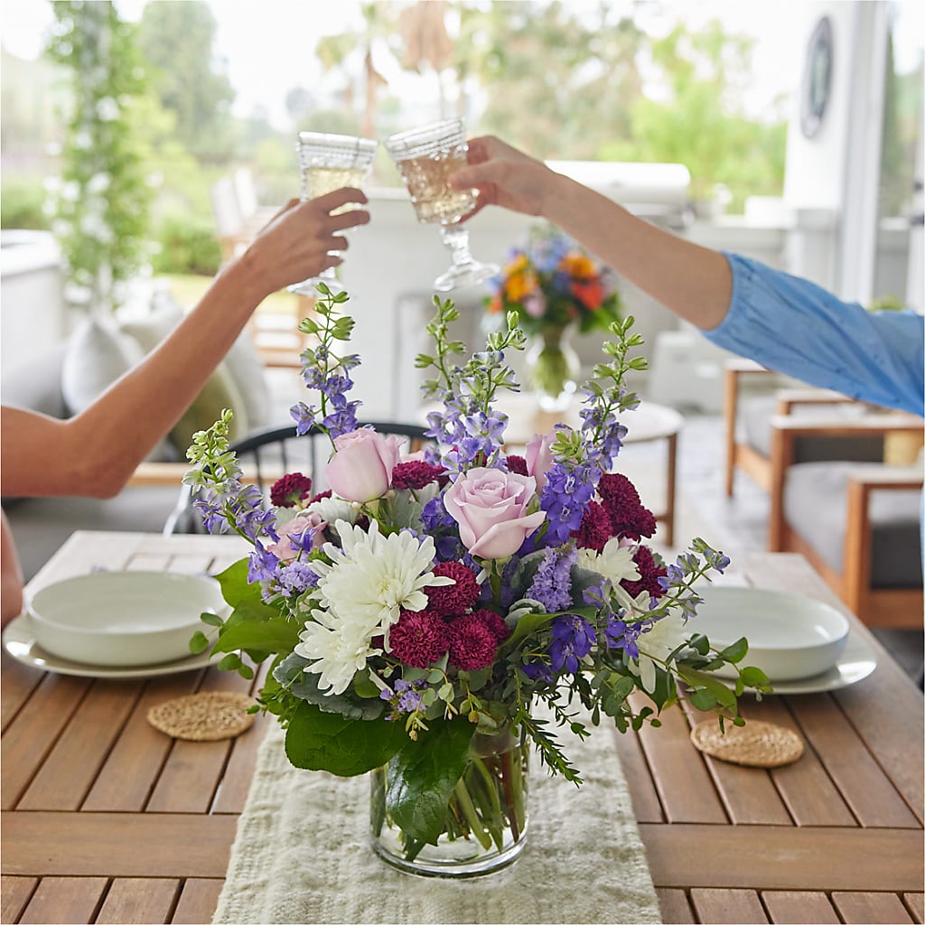 Violet Frost Bouquet –  All Of The Good Flowers, Jackson NJ