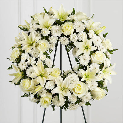 Treasured Tribute Wreath –  All Of The Good Flowers, Jackson NJ