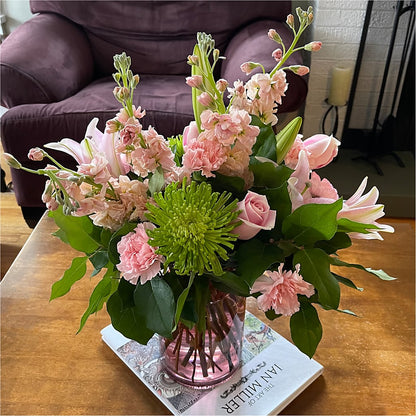 Pretty in Pink Bouquet –  All Of The Good Flowers, Jackson NJ