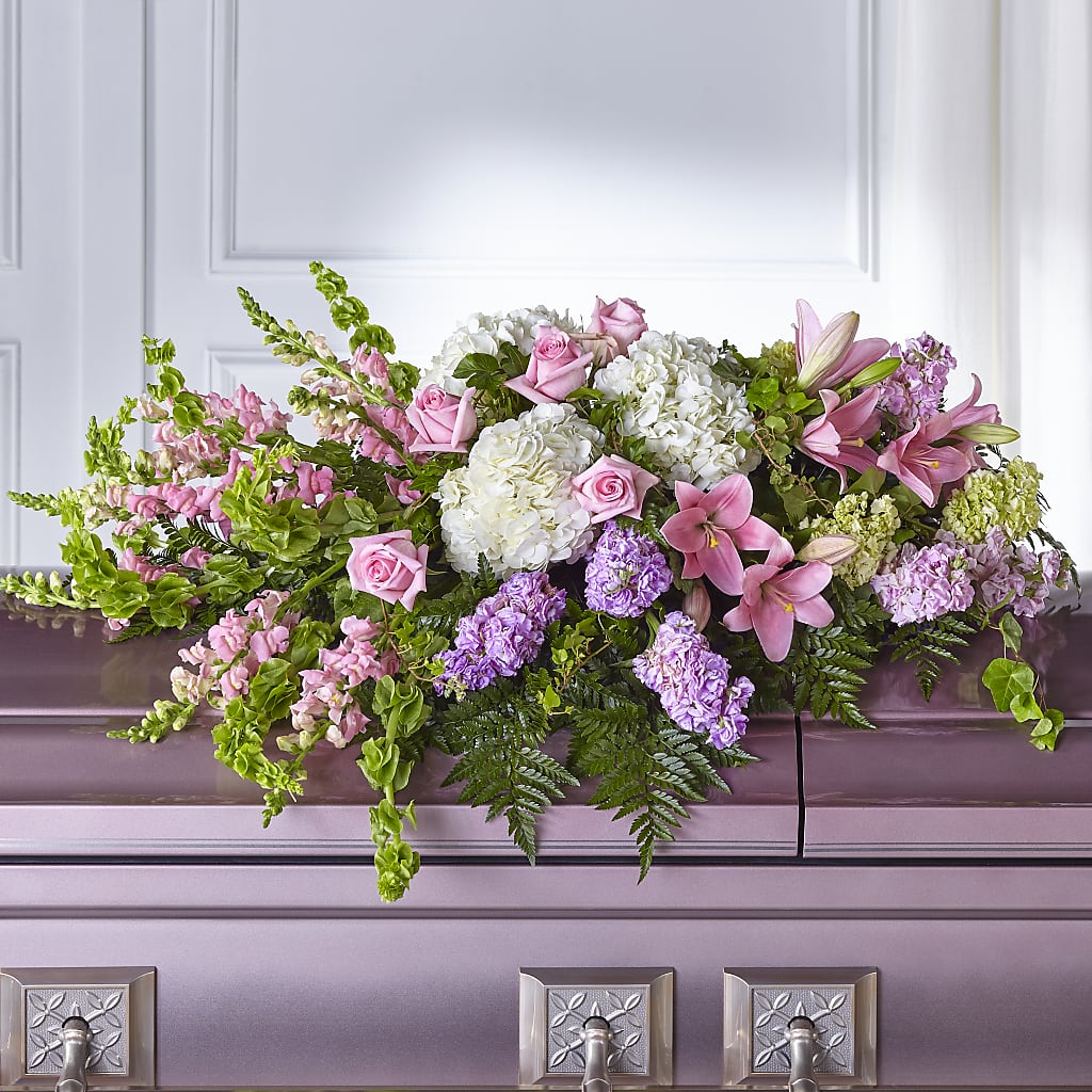 Life's Gratitude Casket Spray –  All Of The Good Flowers, Jackson NJ