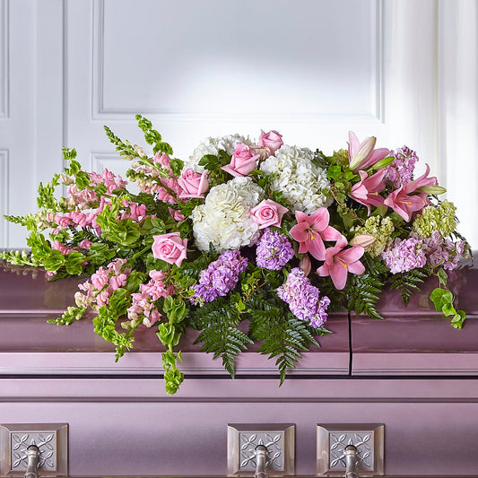 Life's Gratitude Casket Spray –  All Of The Good Flowers, Jackson NJ