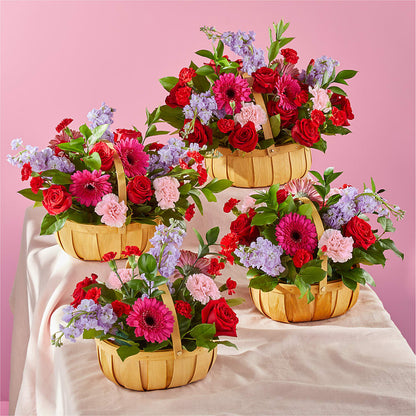 Pink Picnic Basket –  All Of The Good Flowers, Jackson NJ