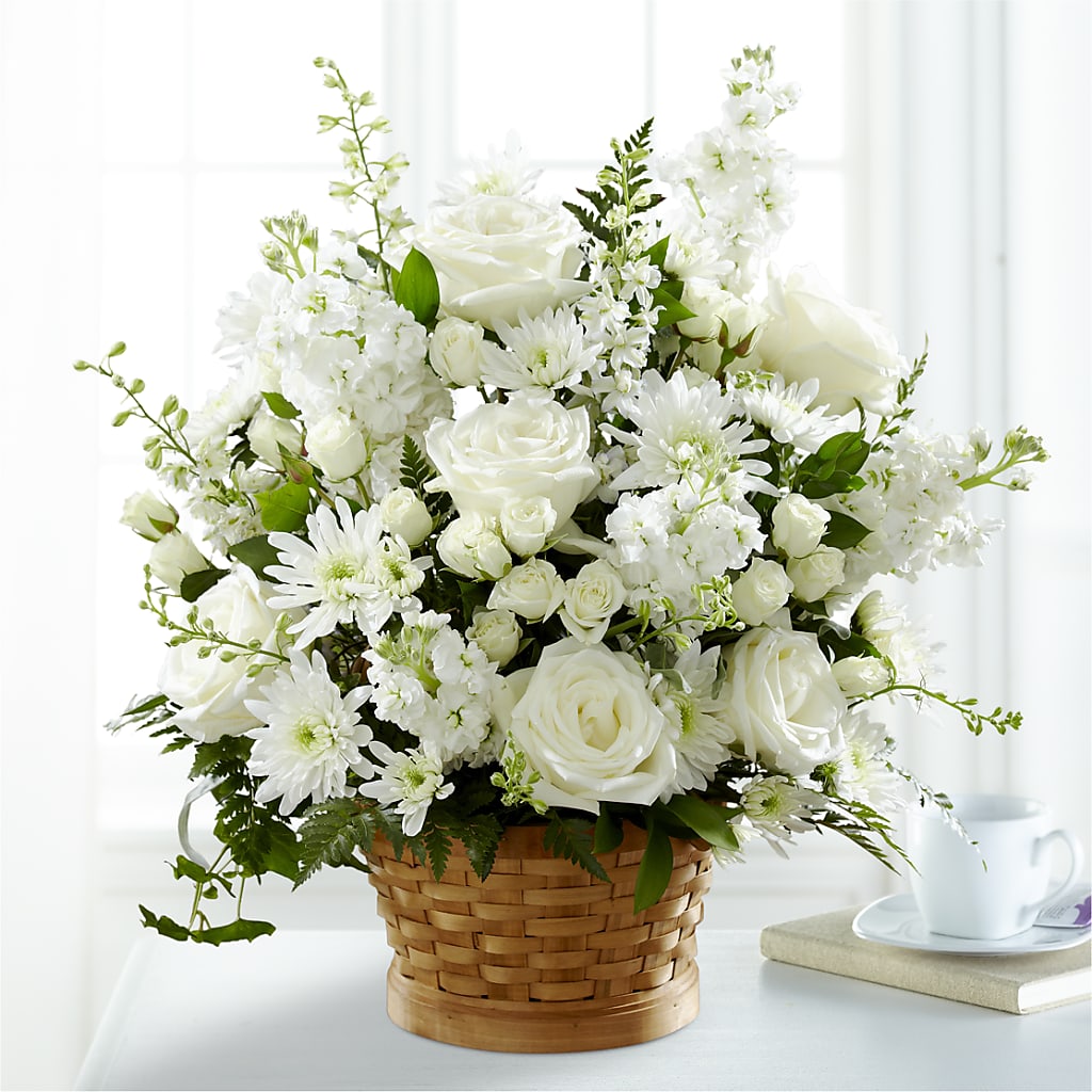 Heartfelt Condolences Arrangement –  All Of The Good Flowers, Jackson NJ
