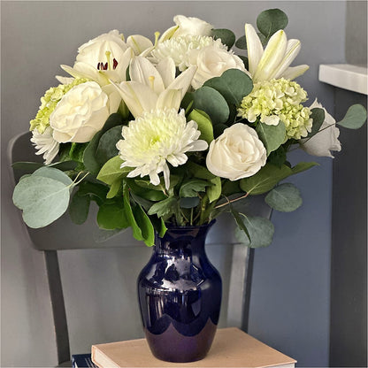 Snowy Dreams Bouquet –  All Of The Good Flowers, Jackson NJ