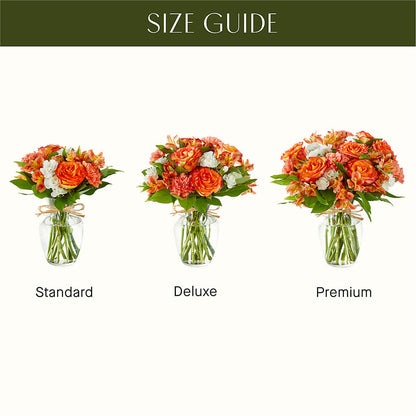 Apricot Glow Bouquet –  All Of The Good Flowers, Jackson NJ
