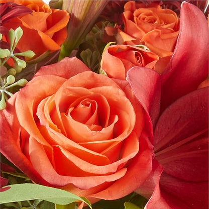 Crimson Leaves Bouquet –  All Of The Good Flowers, Jackson NJ