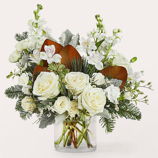 Fresh Snowfall Bouquet –  All Of The Good Flowers, Jackson NJ