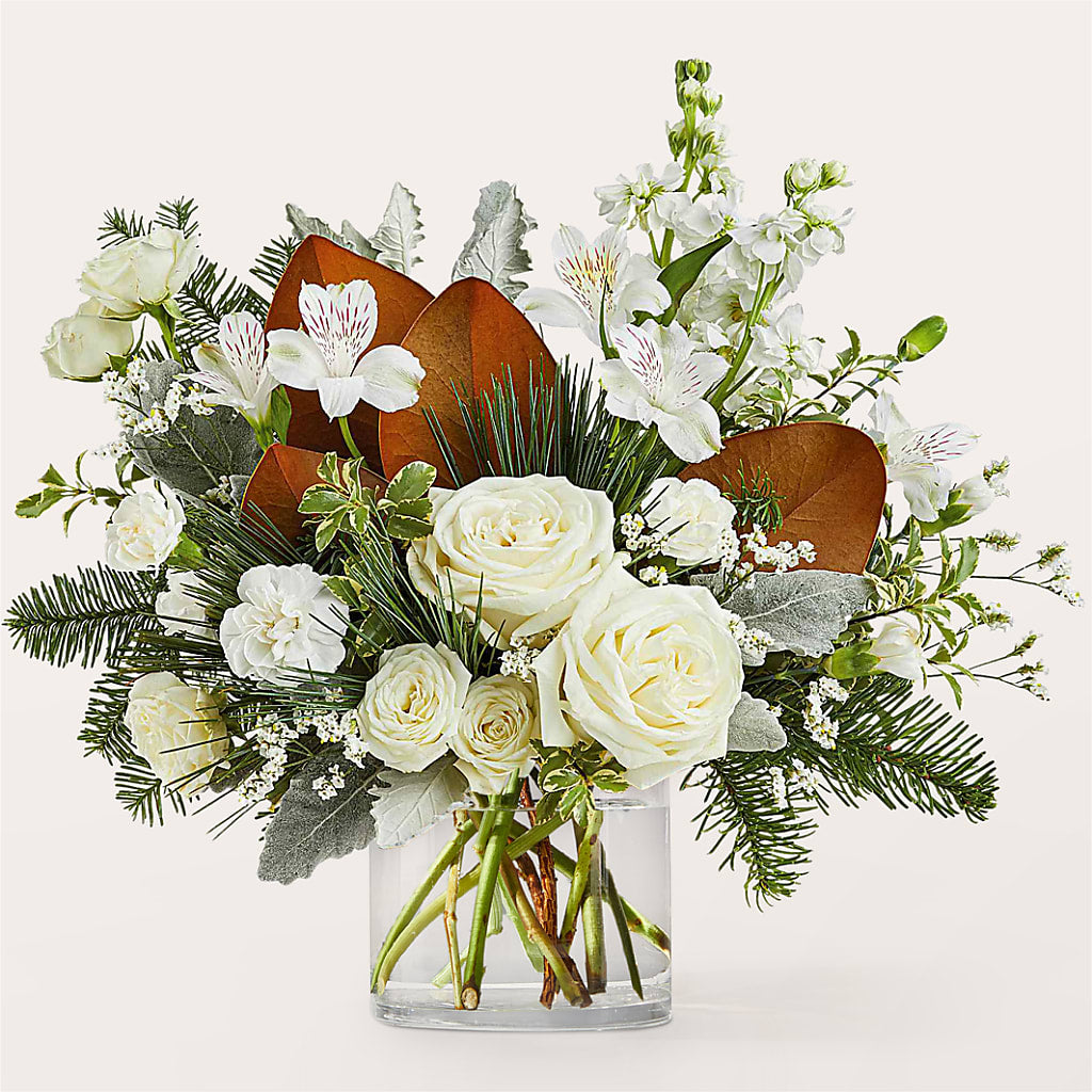 Fresh Snowfall Bouquet –  All Of The Good Flowers, Jackson NJ